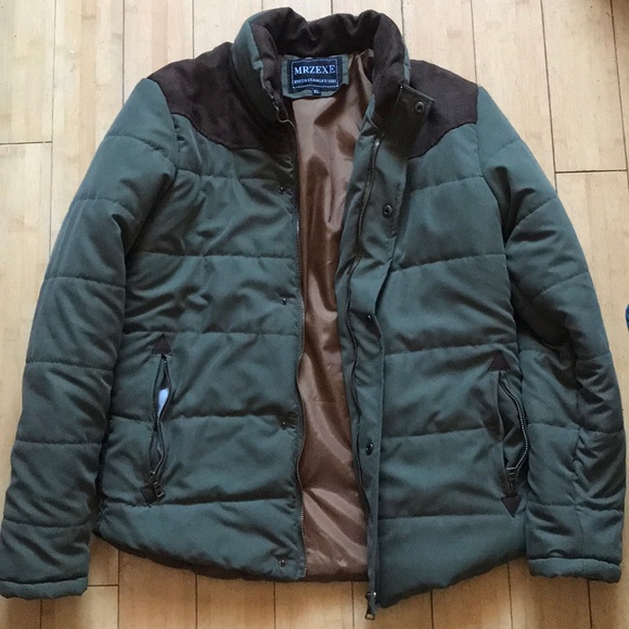 Mrzexe Other - Puffy two tone jacket (green/brown)